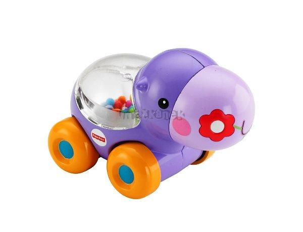 Mattel Fisher Price jezdící hrošík s kuličkami