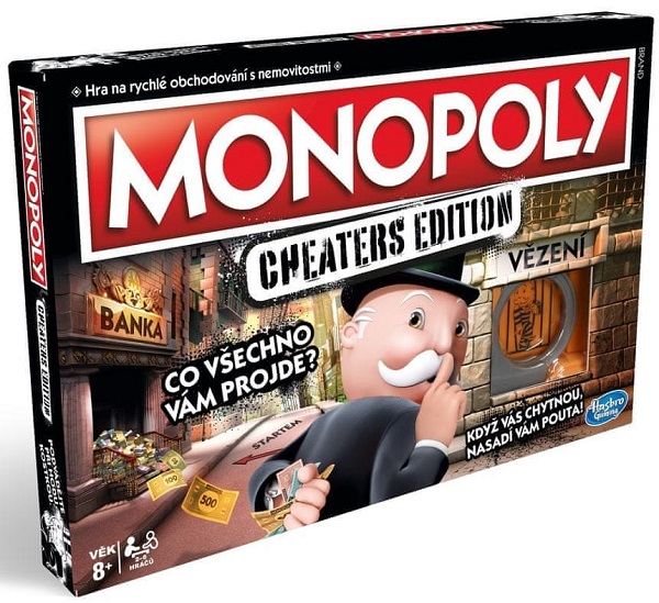 Hasbro Monopoly Cheaters edition CZ