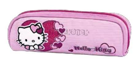 Penál oválný HELLO KITTY - růžový