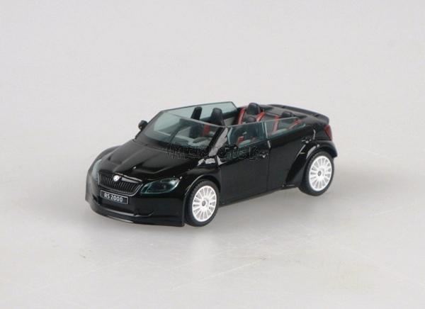 Škoda Fabia RS2000 Concept Car Black/White Steels - 1:43 model ABREX