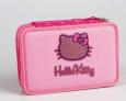 Penál Hello Kitty růžový patrový s překlápěním